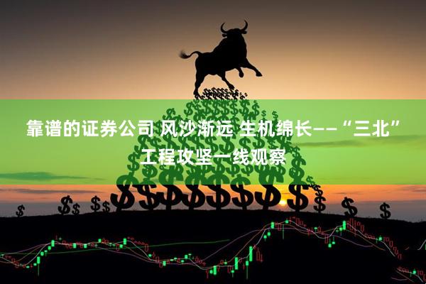靠谱的证券公司 风沙渐远 生机绵长——“三北”工程攻坚一线观察